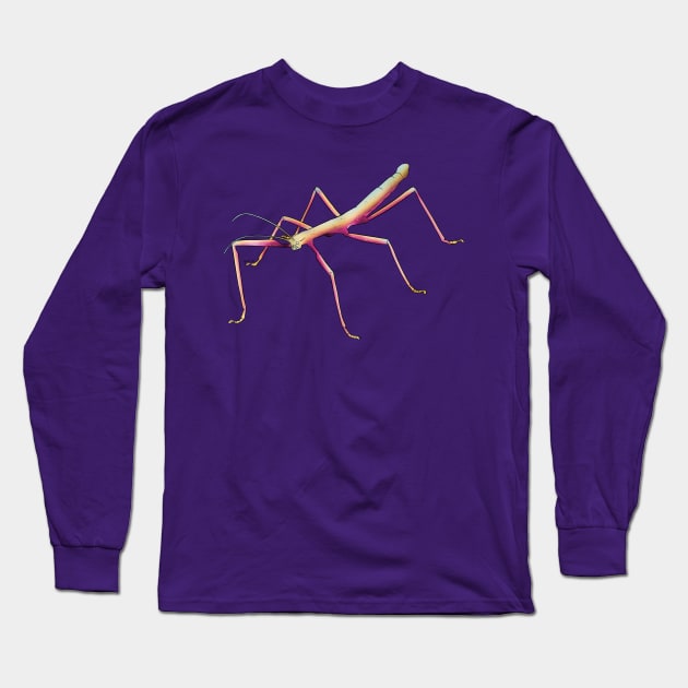 Pansexual Stick Bug Long Sleeve T-Shirt by Qur0w